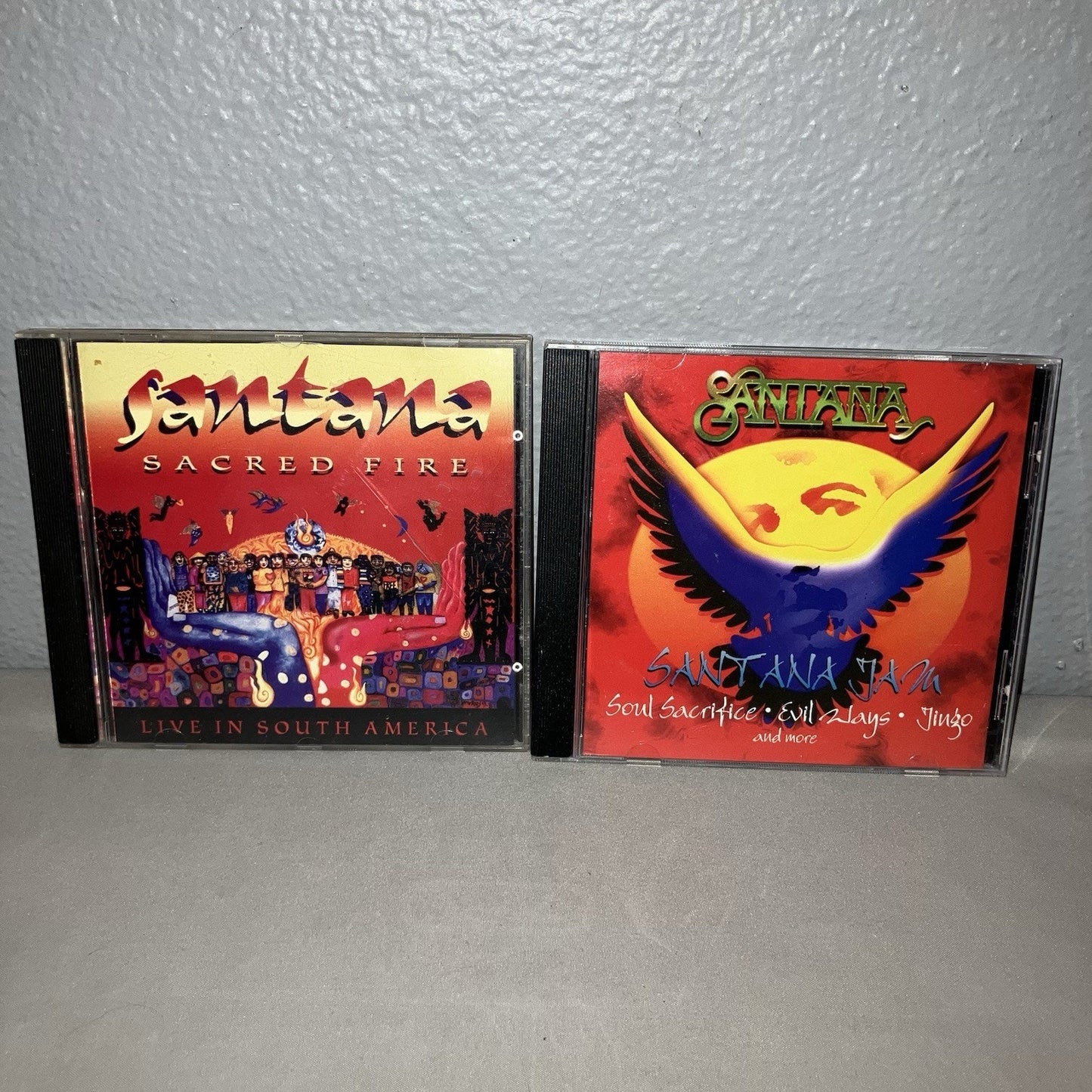 Cd Used Santana Direct Sacred Fire Live in South America / Santana Jam Bundle